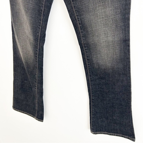 NEW Deadstock Old Navy Y2K Black Ultra Low Rise Bootcut Jeans Vtg Size 2 short - Picture 7 of 12